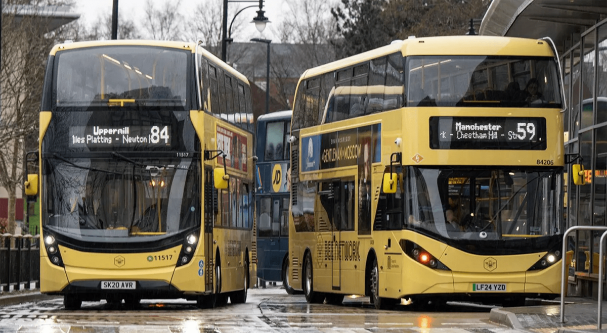 Manchester Bee Network buses