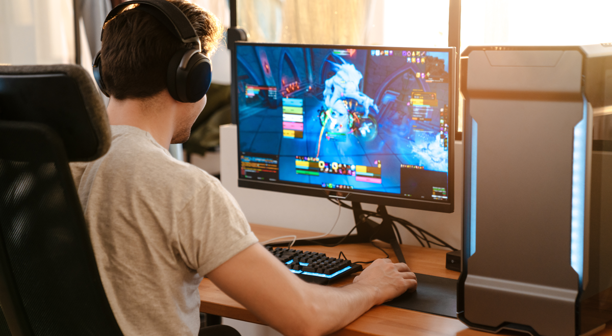 Computer games player