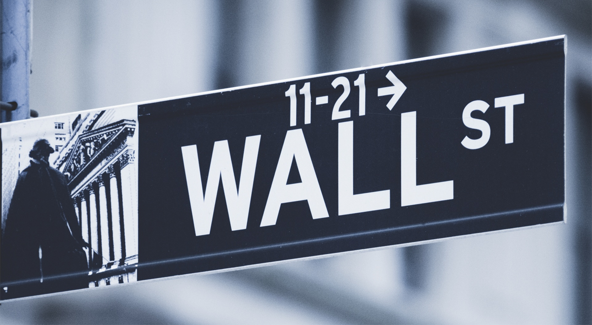 Wall Street sign in New York City