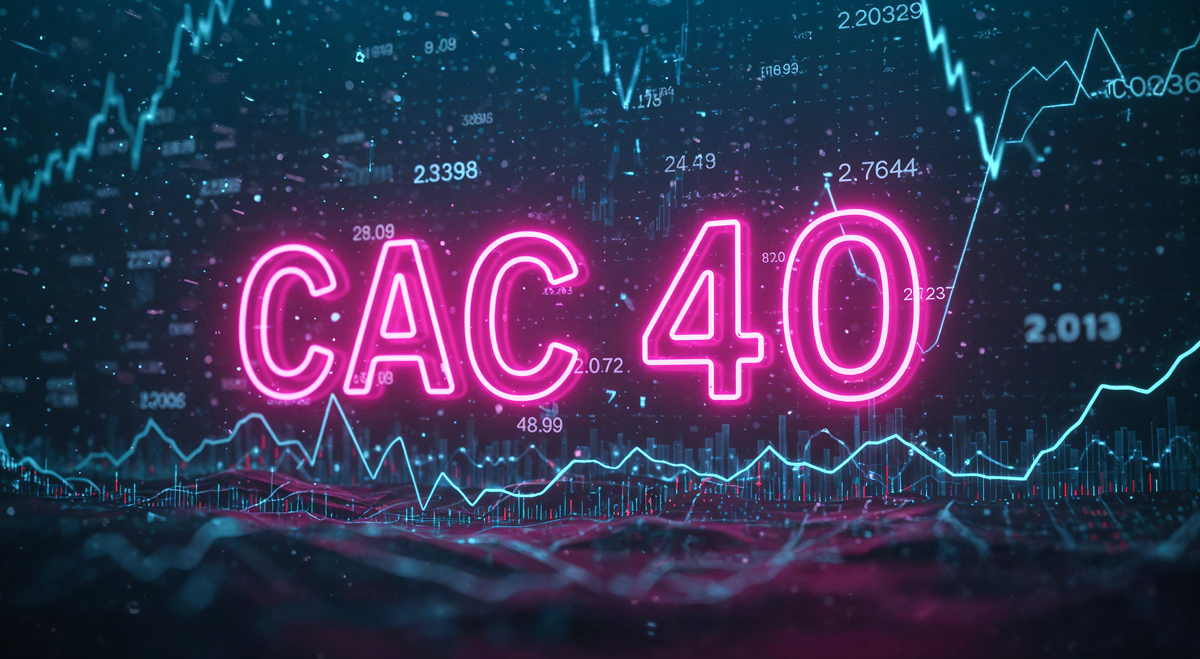 French stock exchange CAC 40