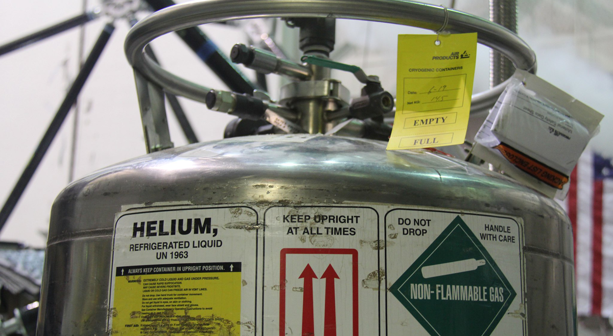 Helium refrigerated liquid
