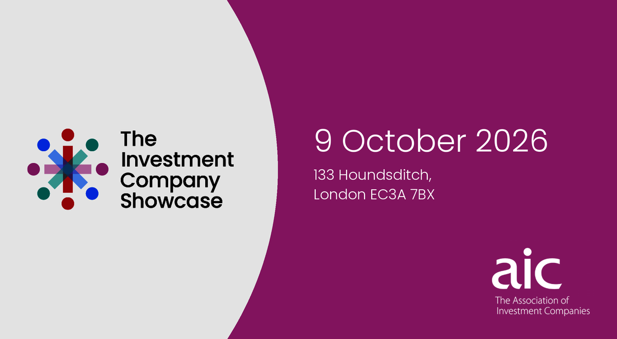 AIC Investment Company Showcase 2026 Brings Investment Trust Opportunities Directly to Private Investors